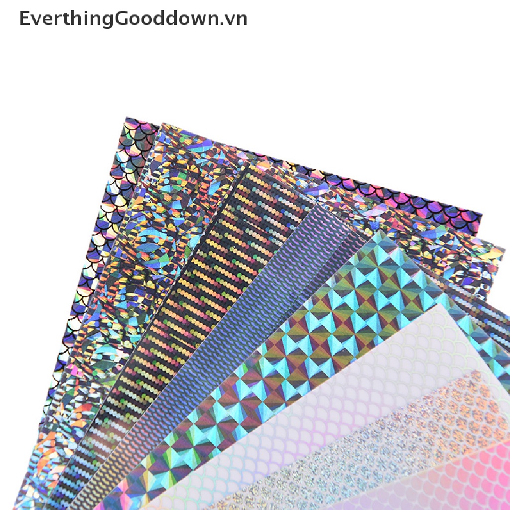 Everthinggooddown 2 Miếng Dán Mồi Câu Cá Giả Bằng Kim Loại Hình Vảy Cá Nhân Tạo