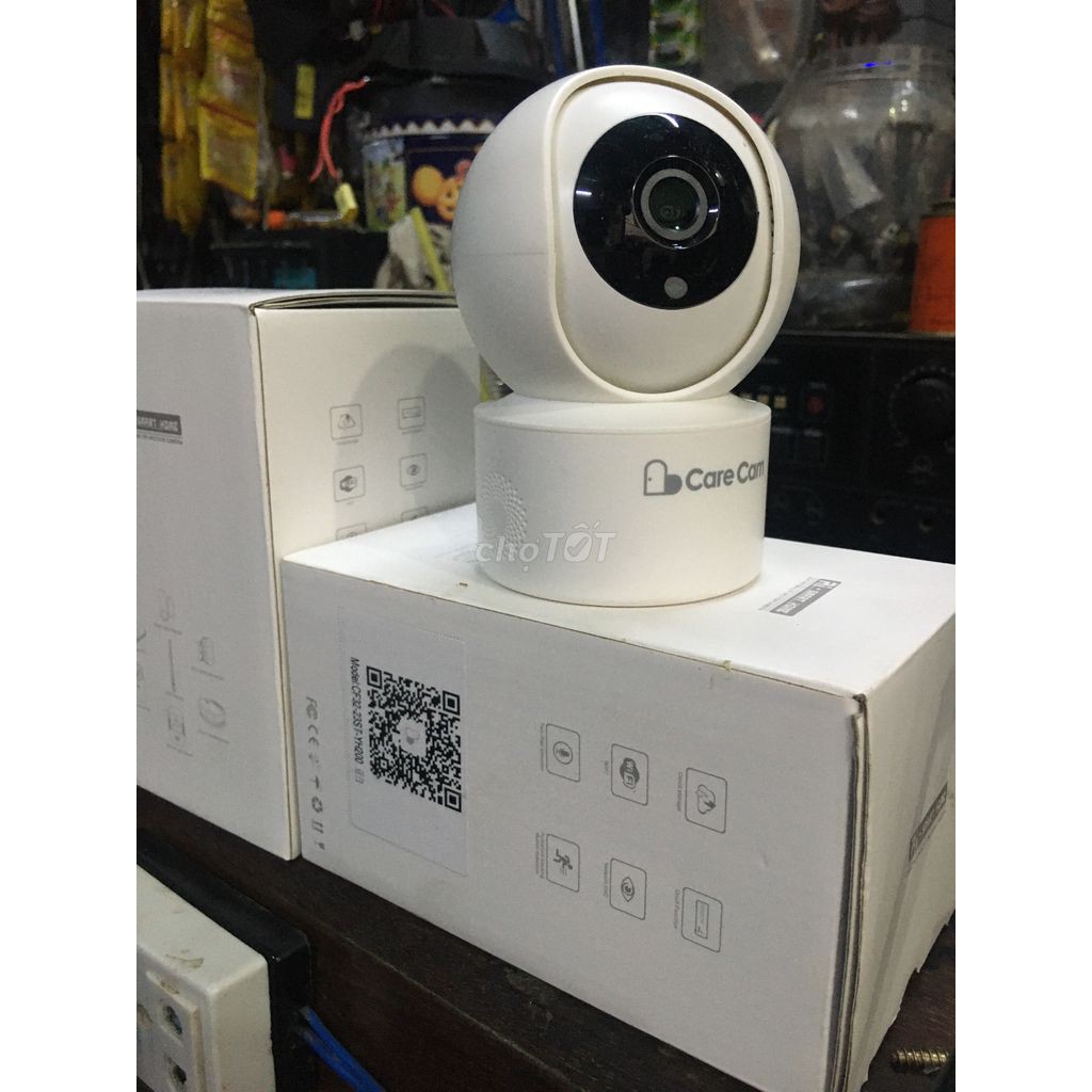 Camera Ip Wifi Sony Carecam YH200 Độ Phân Giải 3.0Mpx - Xoay Theo Chuyển Động Bảo Hành 60 Tháng