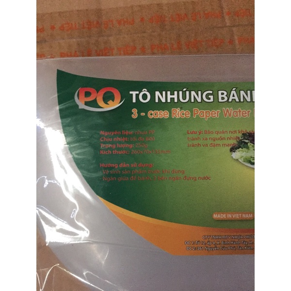 Khay nhúng bánh tráng 3 ngăn
