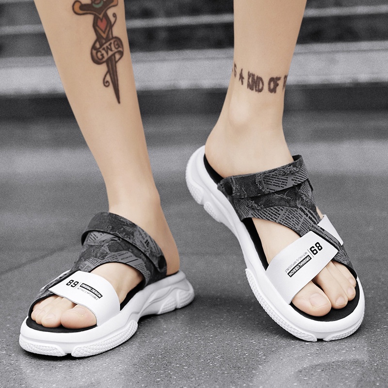 Sandal nam dép nam quai hậu đi học giày quai hậu nam dép xăng đan sandan đi chơi trẻ trung cá tính chống trượt G6085