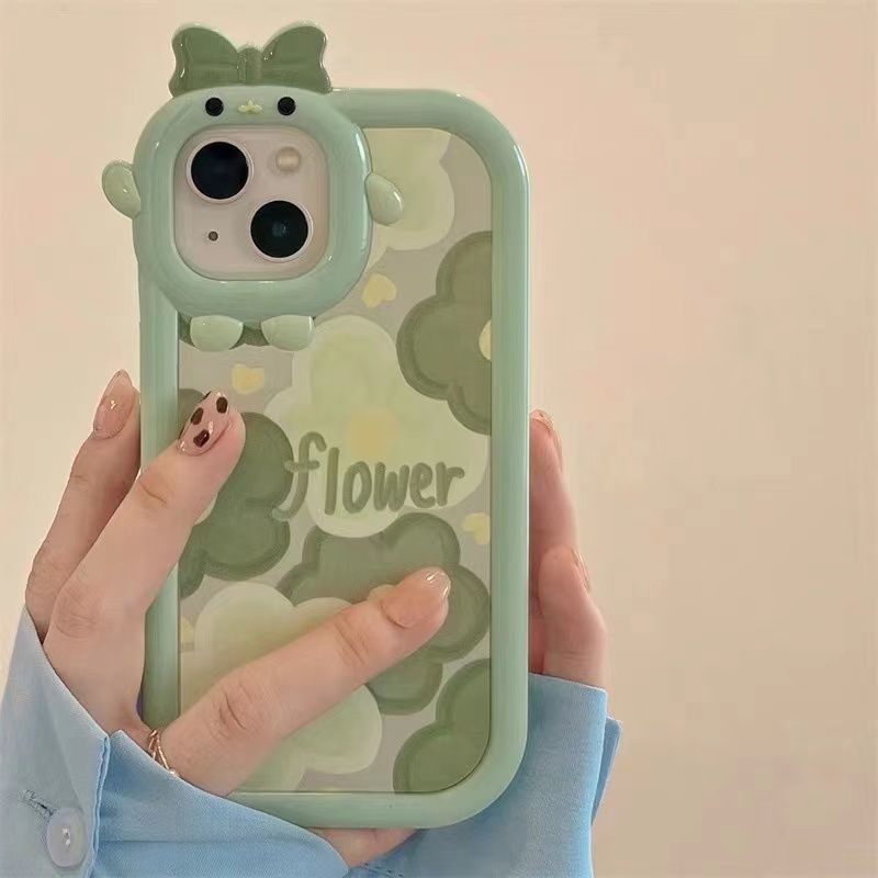 Ốp Điện Thoại Silicone In Hình Quái Vật Xanh Lá Cho iPhone 11 12 13 Prom 7 8 6 13 Pro