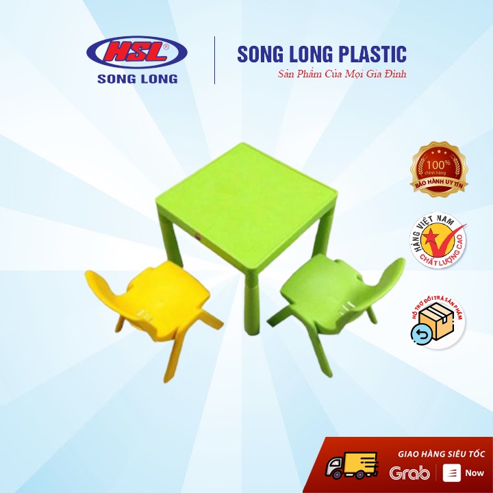 Bàn/ ghế nhựa đa năng 2302-2391 Song Long Plastic