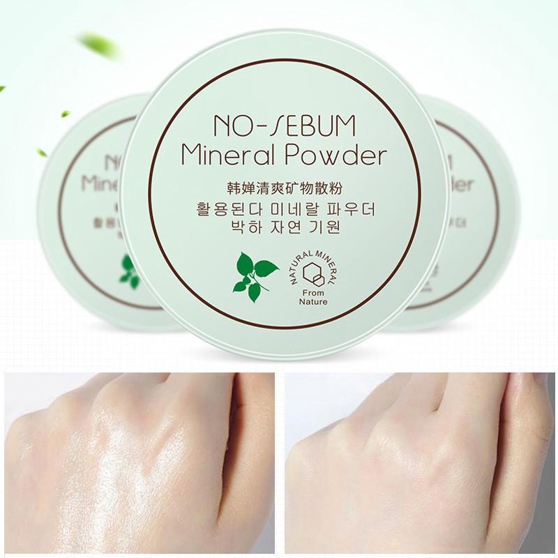 Phấn Phủ Kiềm Dầu Dạng Bột No Senum Mineral Powder Rorec Hàng Nội Địa Trung