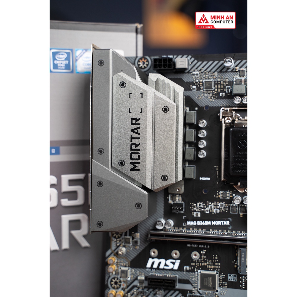 Mainboard MSI B365M Mortar (Intel B365, Socket 1151, m-ATX, 4 khe RAM DDR4)- hàng new full box, bảo hành 36 tháng