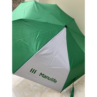 Ô Manulife. Ô che mưa nút mở tự động in logo Manulife . Quà tặng ý nghĩa cho khách hàng bảo hiểm