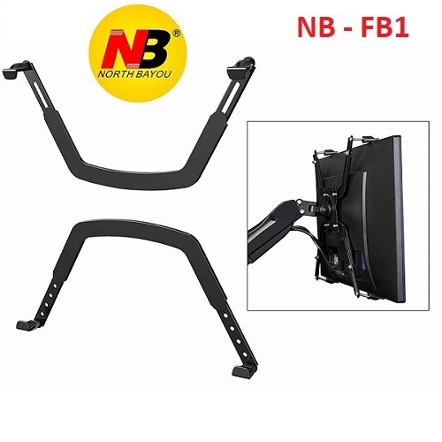 Kẹp Màn Hình North Bayou NB-FP1 (17-27inch) Cho Màn Hình Không Có Lỗ Bắt Vít - Hàng chính hãng