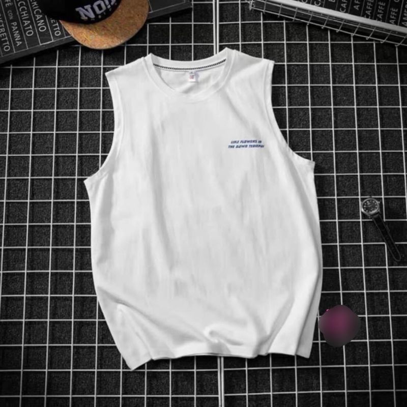 [RẺ VÔ ĐỊCH] Áo Thun Tay Lỡ Sát Nách Số, Áo Tank Top Hoa Cúc  Form Rộng Unisex