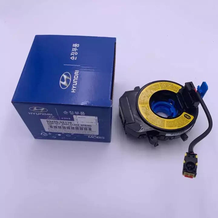 Cáp Còi, Cuộn Kèn, Cuộn Cáp Vô Lăng Hyundai i10 Bản Đủ, Bản Thiếu Tích Hợp Vô Lăng  Mã Sản Phẩm 93490 - A4110