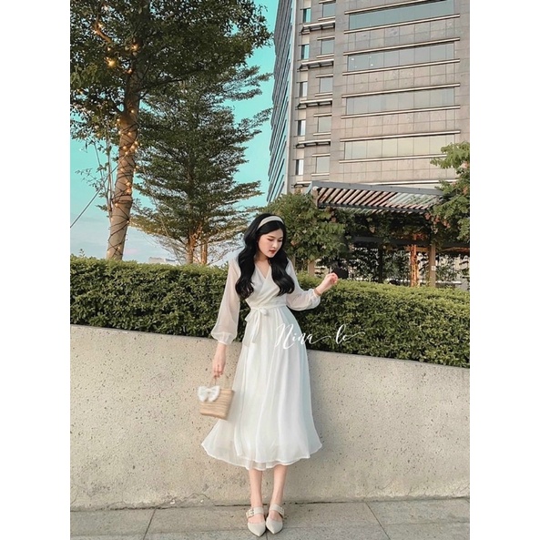 [Mã FAMARAL1 giảm 10K đơn 50K] Đầm Maxi Voan Bigsize 55kg Đến 100kg (L/XL/XXL) | BigBuy360 - bigbuy360.vn