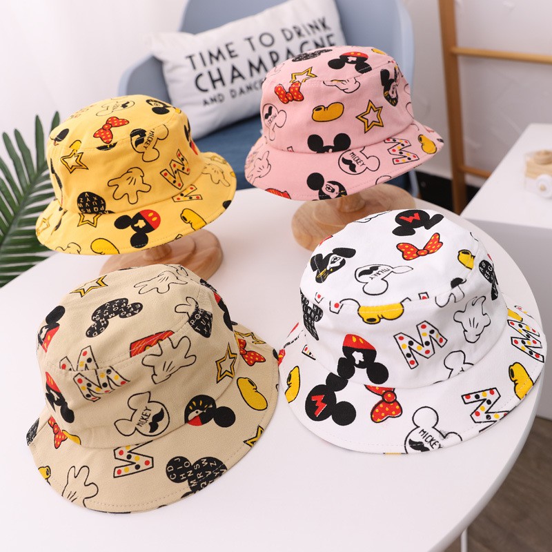 Bobora Mũ Tai Bèo In Hình Chuột Mickey Xinh Xắn Cho Bé