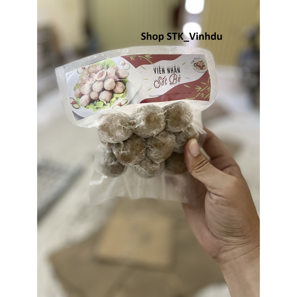 Viên nhân sốt Bò (hương vị Đài Loan) gói 250gr [Giao hỏa tốc khu vực tpHCM]