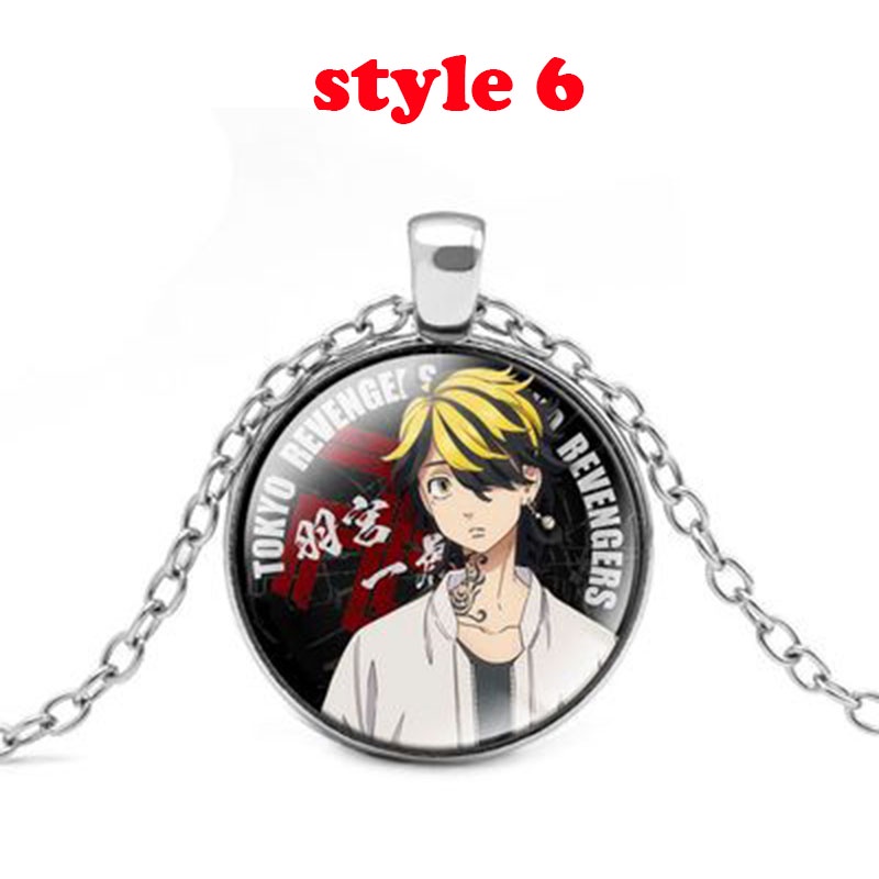 Vòng cổ Mặt Kính Hoạt Hình Tokyo Ghoul Revengers Hanemiya Kazutora Manjirou Sano