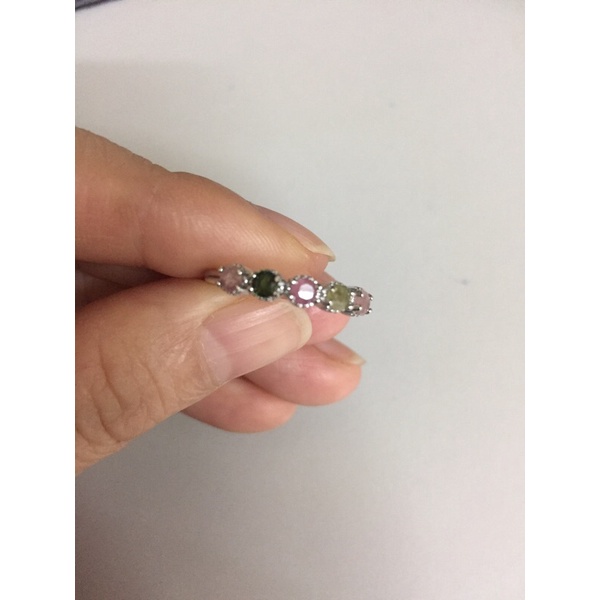 Set nhẫn tourmaline si tuyển