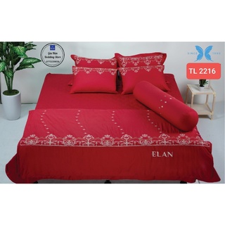 Ga Bộ ELAN Tence Lụa Thêu- Chăn ga cưới 2021 (Set 8 món) Cotton 100%