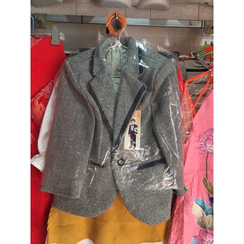 áo vest dạ cho bé trai 12-20kg