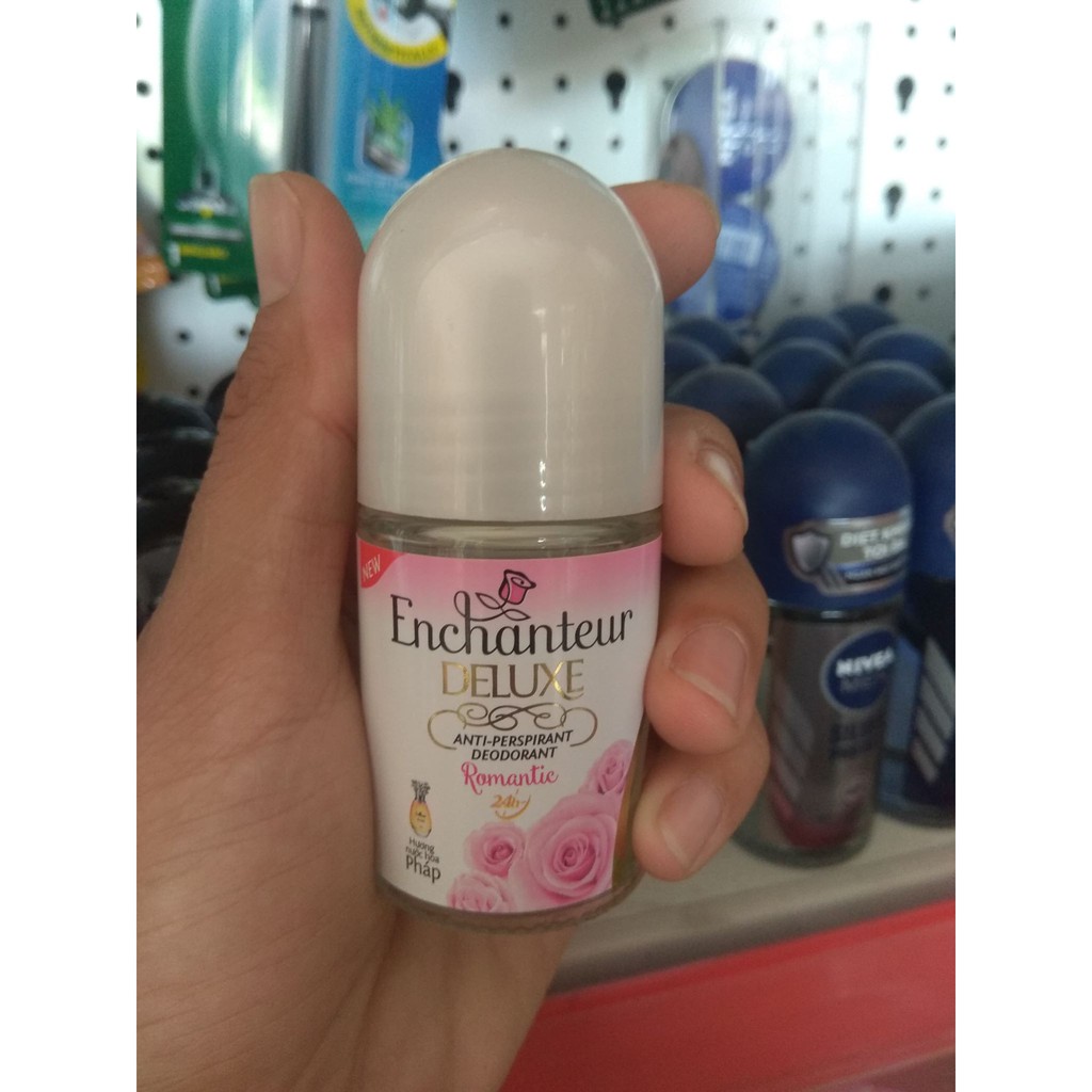 Lăn khử mùi trắng da Enchanteur 25ml mẫu mới