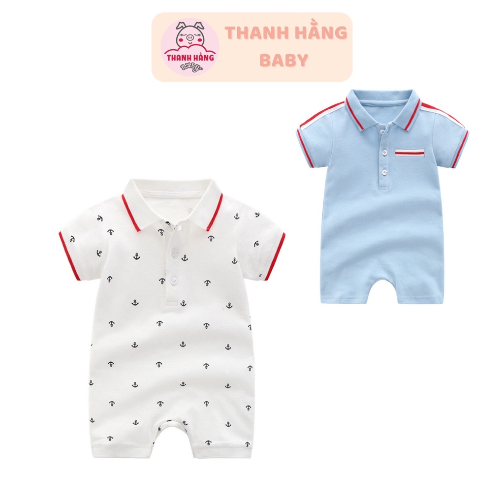 Body bé trai, body công tử cộc tay Thanh hằng baby 3 đến 13 kg