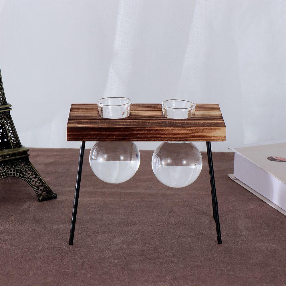 Khung Gỗ Để Chậu Hoa Trang Trí Phong Cách Vintage