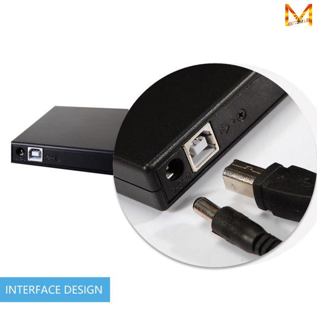USB External DVD CD RW Disc Burner Combo Drive Reader for Windows 98/8/10 Laptop PC