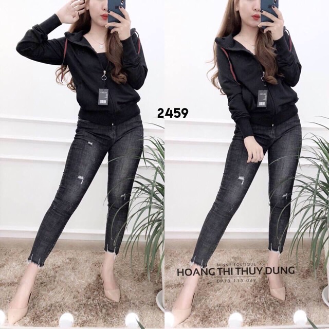 Áo khoác chống nắng tay xỏ ngón