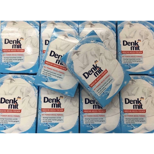 Tẩy trắng quần áo Denkmit Đức (đủ bill)