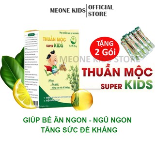 [Chính Hãng] Siro ăn ngon tăng sức đề kháng cho bé Thuần Mộc Super Kids Thanh Mộc Hương 200ml
