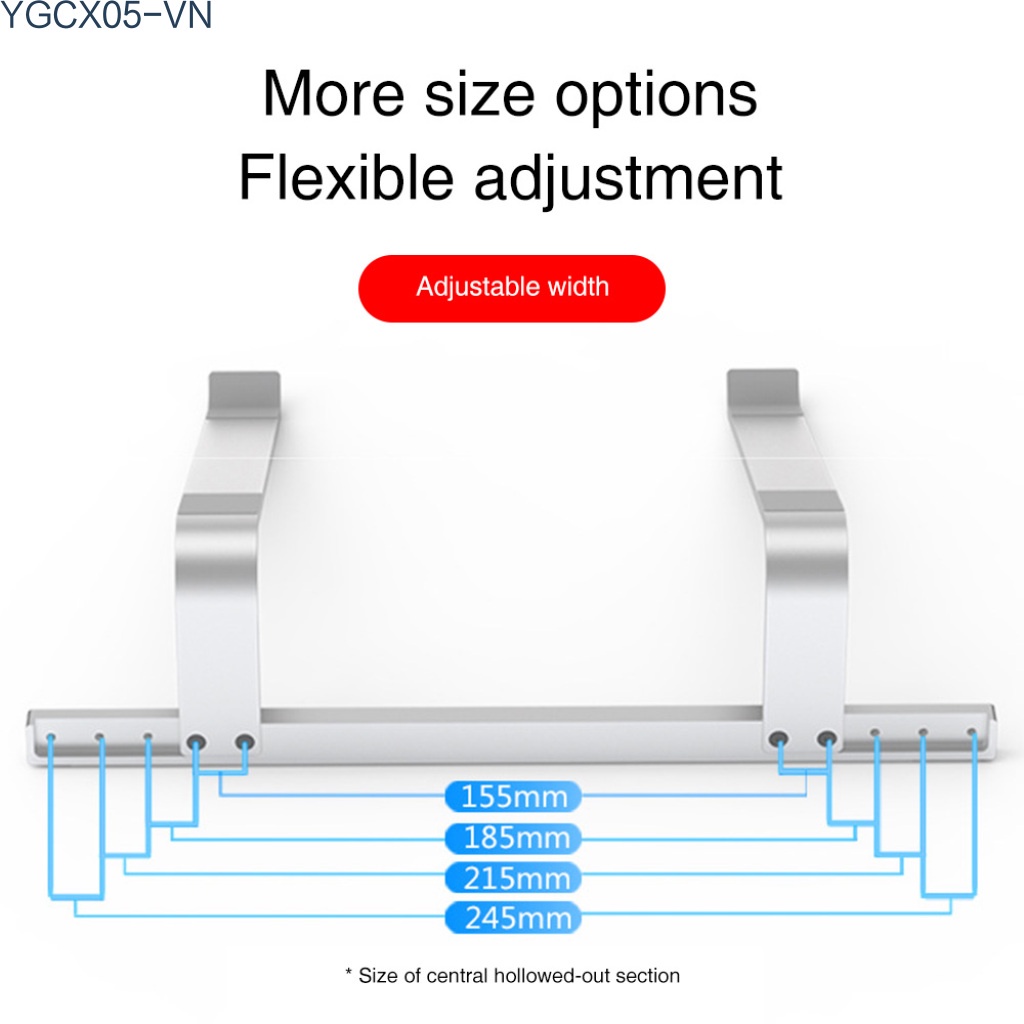 Giá Đỡ Laptop / Máy Tính Bảng Bằng Nhôm Có Thể Điều Chỉnh Kích Thước 11x17inch | BigBuy360 - bigbuy360.vn