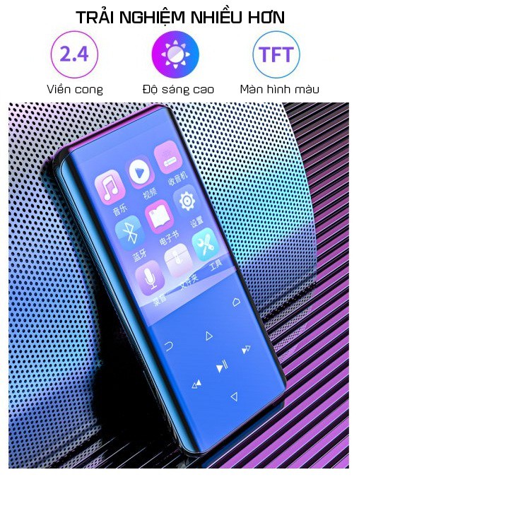 Máy Nghe Nhạc Bluetooth Ruizu D25 Bộ Nhớ Trong 16GB