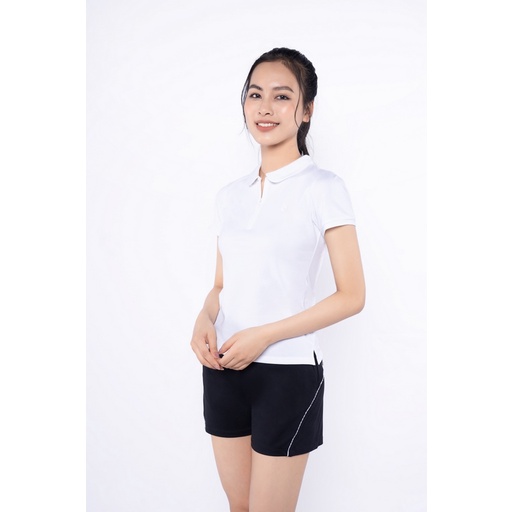 Áo Polo Nữ Livan Sport Màu Trắng New Daily Thanh Lịch Chống Nhăn Nhàu Kháng Khuẩn Cao Cấp