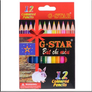 Bút chì 12 màu g-star ngắn