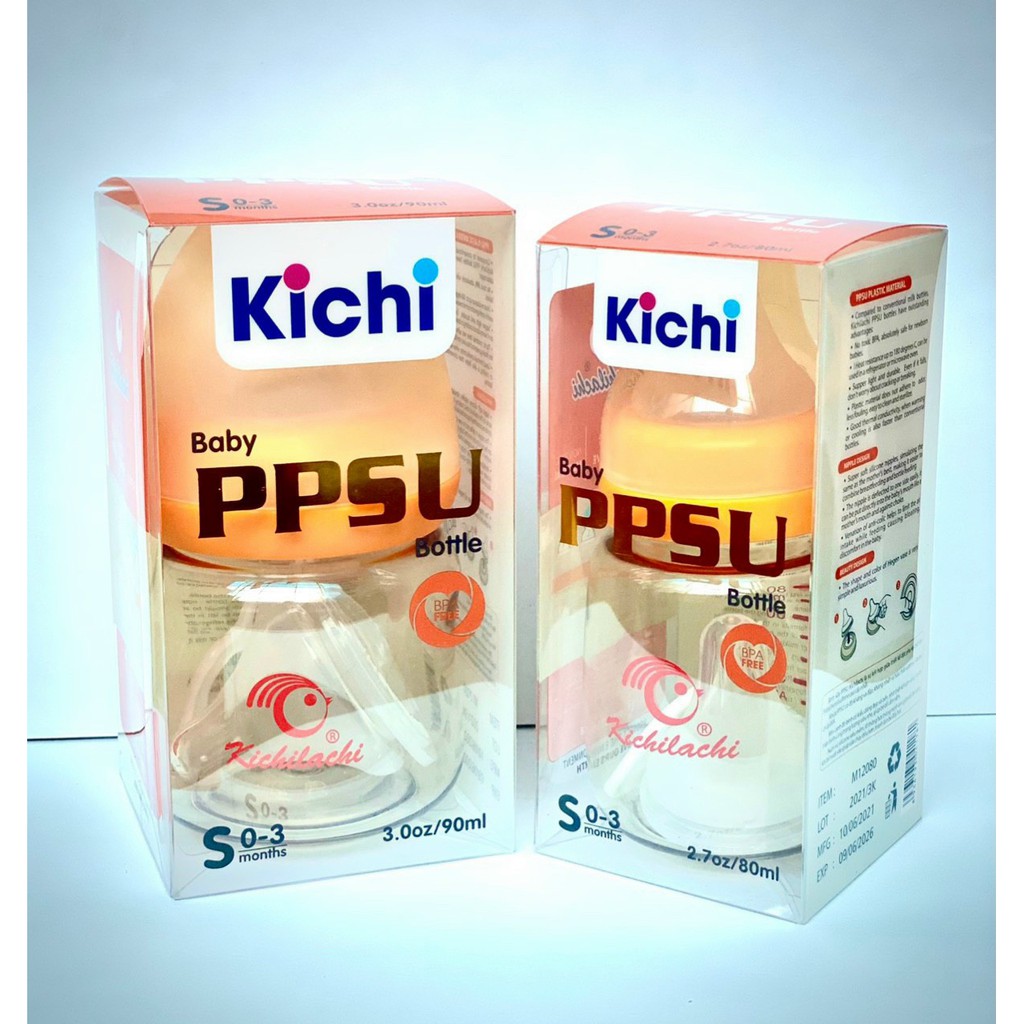 bình sữa ppsu 90ml kichilachi
