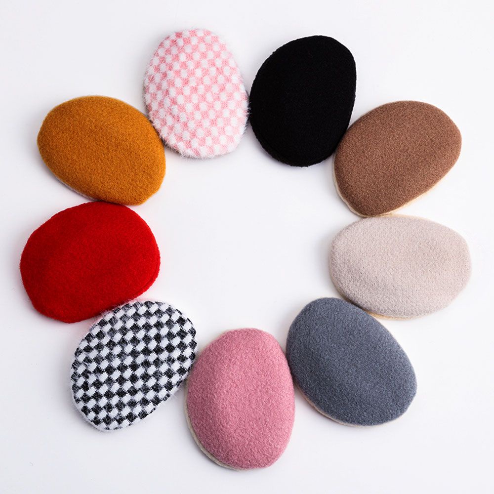 Bông Chụp Tai Bằng Vải Lông Cừu Ấm Áp Nhiều Màu Sắc Thời Trang Mùa Đông Cho Người Lớn Và Trẻ Em