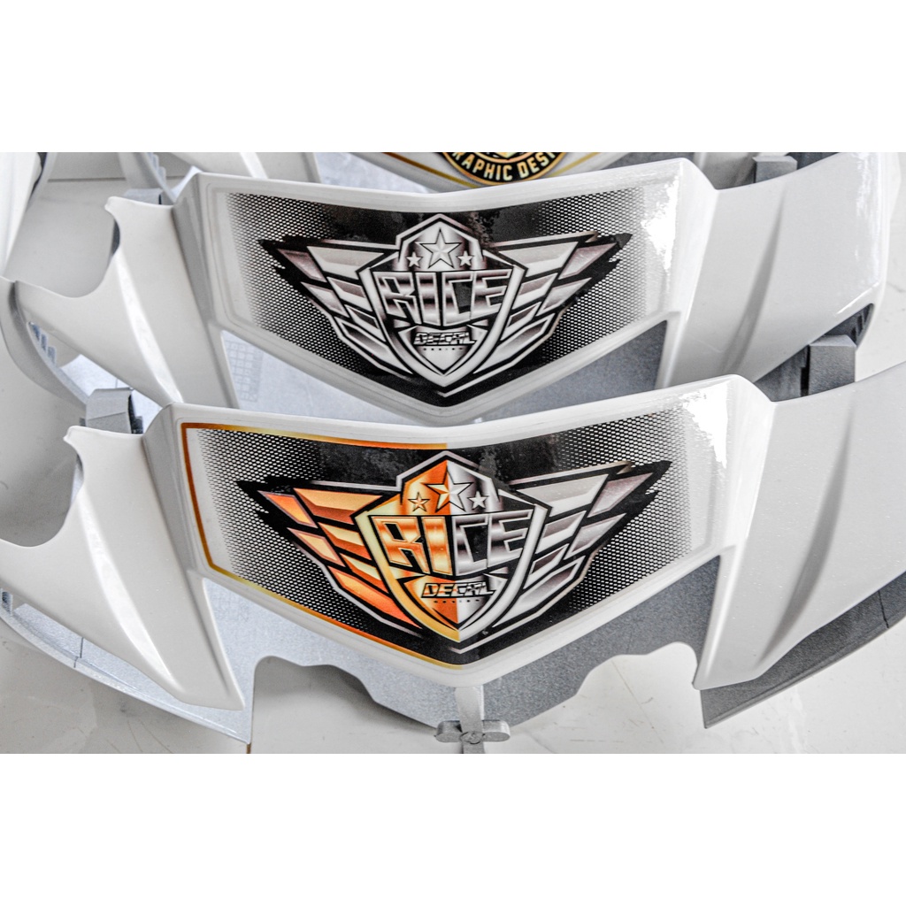 Tem Dán Hộp Đầu Sirius Rice decal Dành cho hộp đầu màu sơn Trắng Hoặc màu sơn bạc   )