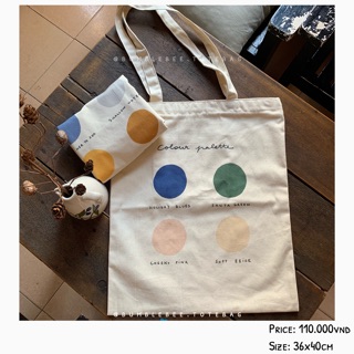 Túi tote “Colour Palette”.