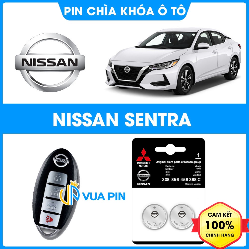 Pin chìa khóa ô tô Nissan Sentra chính hãng sản xuất theo công nghệ Nhật Bản – Pin chìa khóa Nissan 