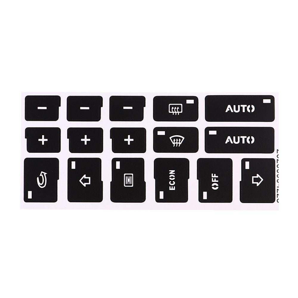 DARNELL 1 Miếng Dán Sửa Chữa Nút Điều Khiển Máy Điều Hòa Xe Hơi Abscission