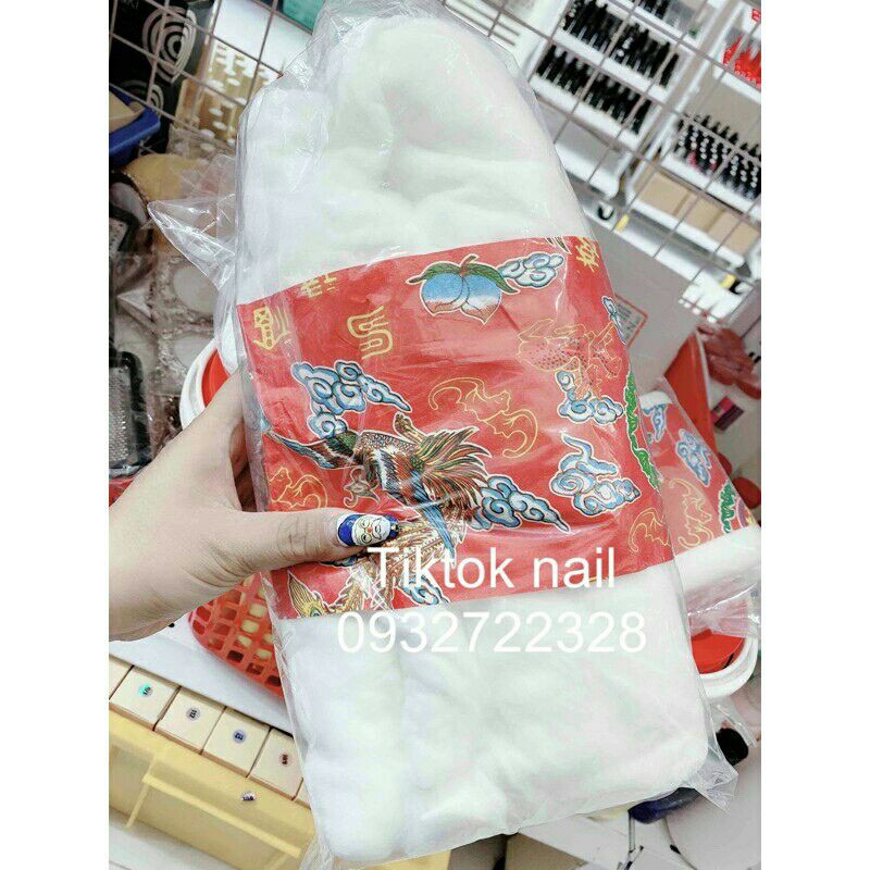 bông gòn dùng lau móng tay