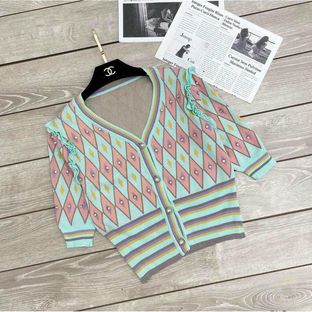 ÁO LEN MONGTOGHI trám XanH