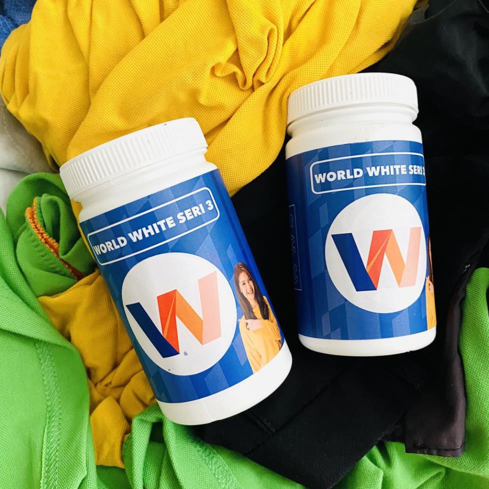 Tẩy trắng World White Seri 3 - tẩy trắng quần áo