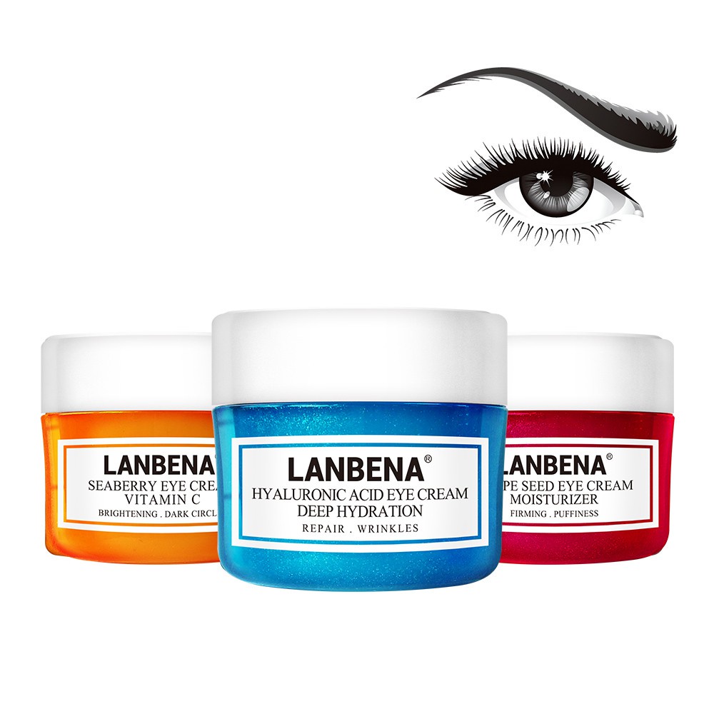 Kem dưỡng da vùng mắt LANBENA hyaluronic acid dưỡng ẩm chống nếp nhăn lão hóa và quầng thâm 20g