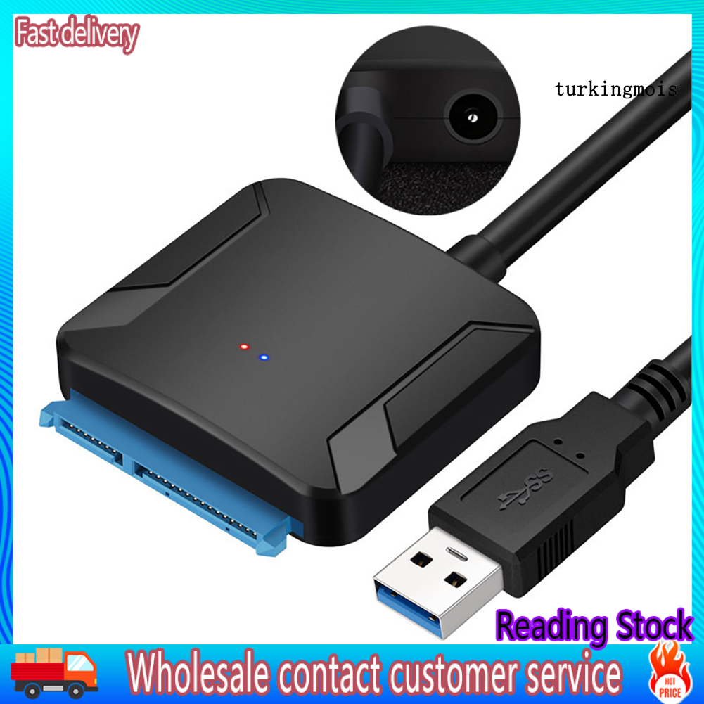 Dây Cáp Chuyển Đổi Cổng Sata Sang Usb 3.0 2.5 / 3.5 Hdd Ssd Tiện Dụng