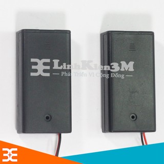 [Tp.HCM] Bộ 2 Đế Pin AA Có Nắp ( Đấu Nối Tiếp ) 2 Pin