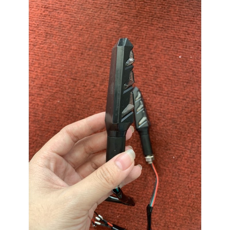 Cặp xi nhan led chạy 2 mặt dành cho xe máy, nhiều màu sắc