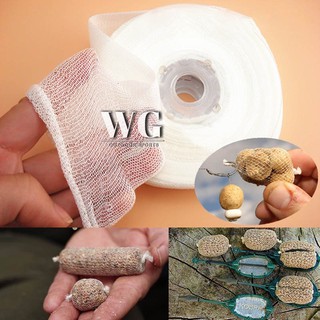 Cuộn túi lưới bằng PVA có thể hòa tan trong nước chuyên dụng đựng mồi câu cá