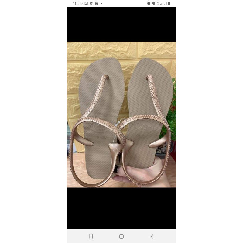 Giày sandal Havaianas 35/36 có sẵn