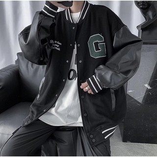 G Varsity Jacket -  Áo khoác varsity unisex hot trend