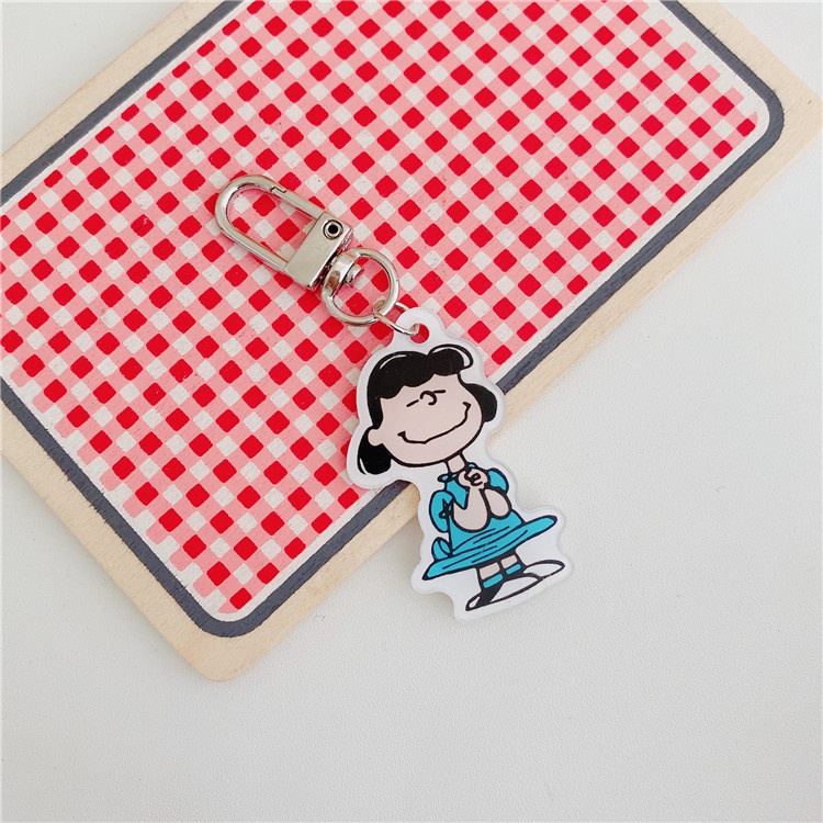 Móc khóa hình nhân vật hoạt hình snoopy xinh xắn dành cho trang trí