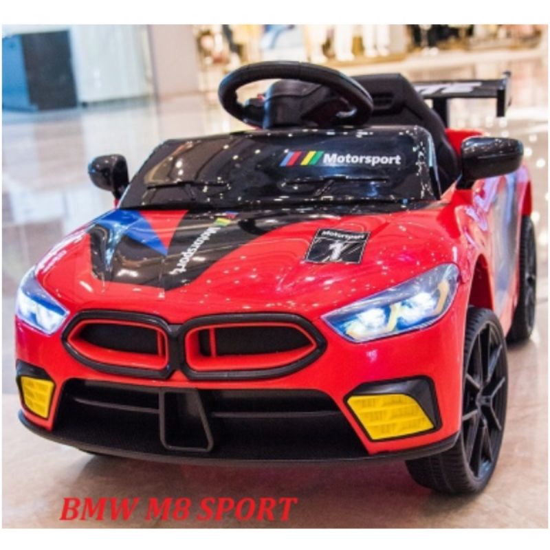 Ô tô xe điện cho bé . Xe điện BMW M8 . có kèm điều khiển tải trọng 30kg