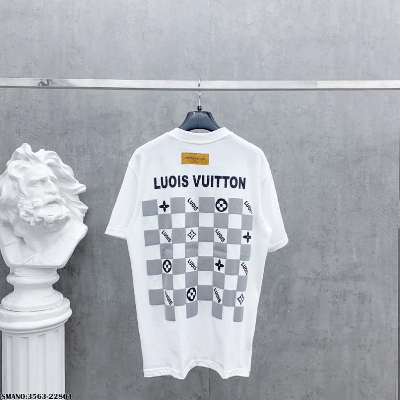 [Sẵn hàng] Áo Phông LV In Hình Siêu Chất - Áo LV Nam In Nhiệt Không Bong Tróc