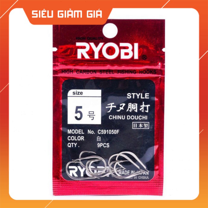 R Lưỡi câu Nhật Ryobi Chinu siêu bén - Top1VN